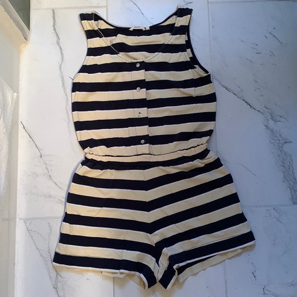Lifetime Pants - Lifetime Striped Romper Size S